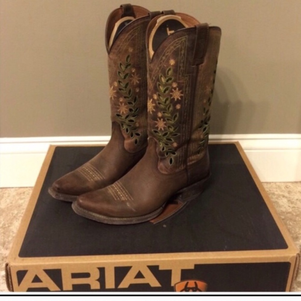 Ariat Floral Boots